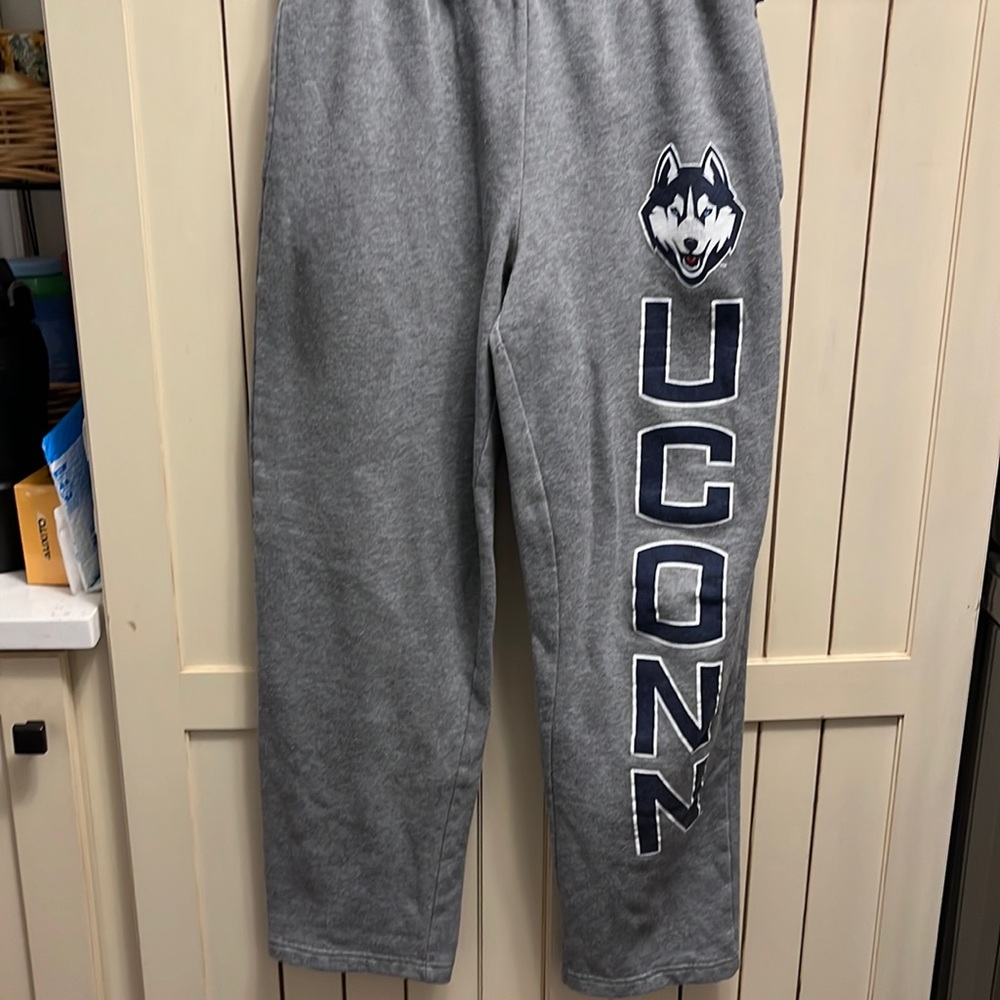 Gently worn UConn sweatpants from School store